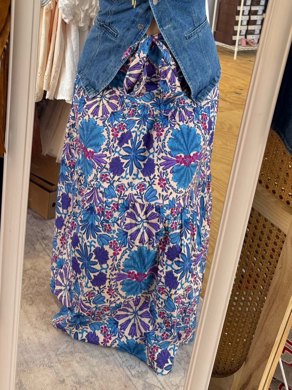 Olivaceous Maxi Skirt